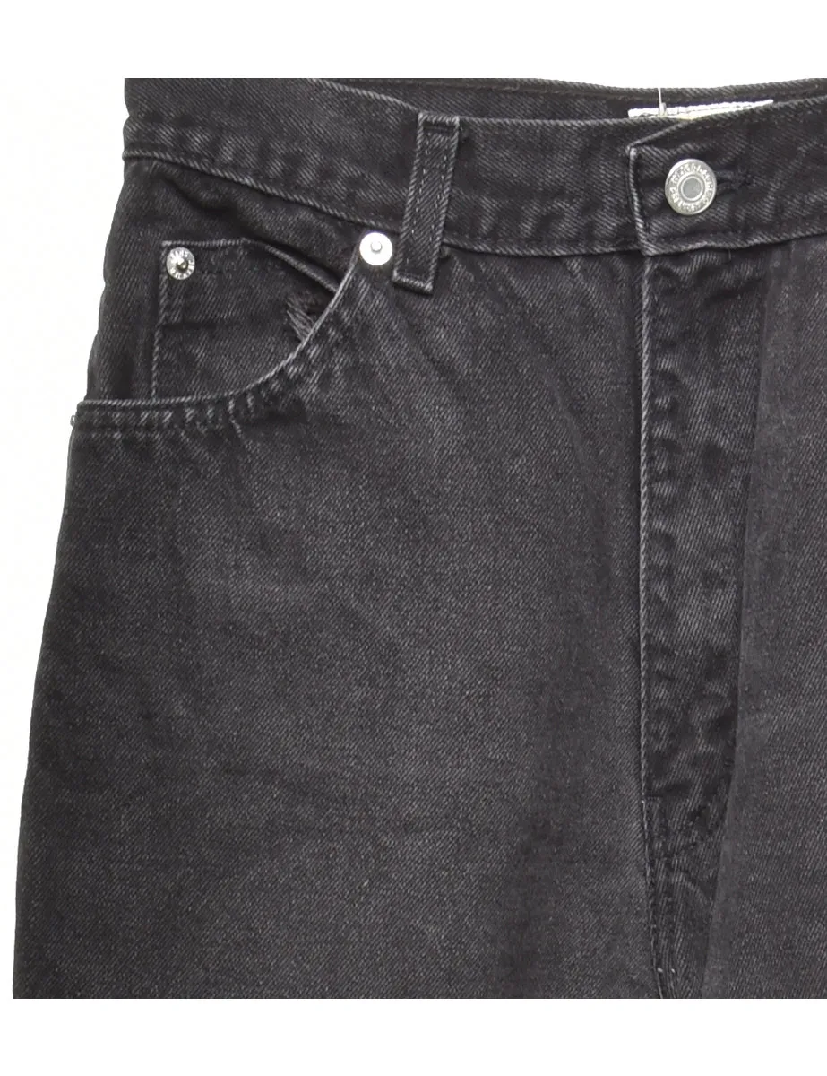 Black Tapered Jeans - W27 L30