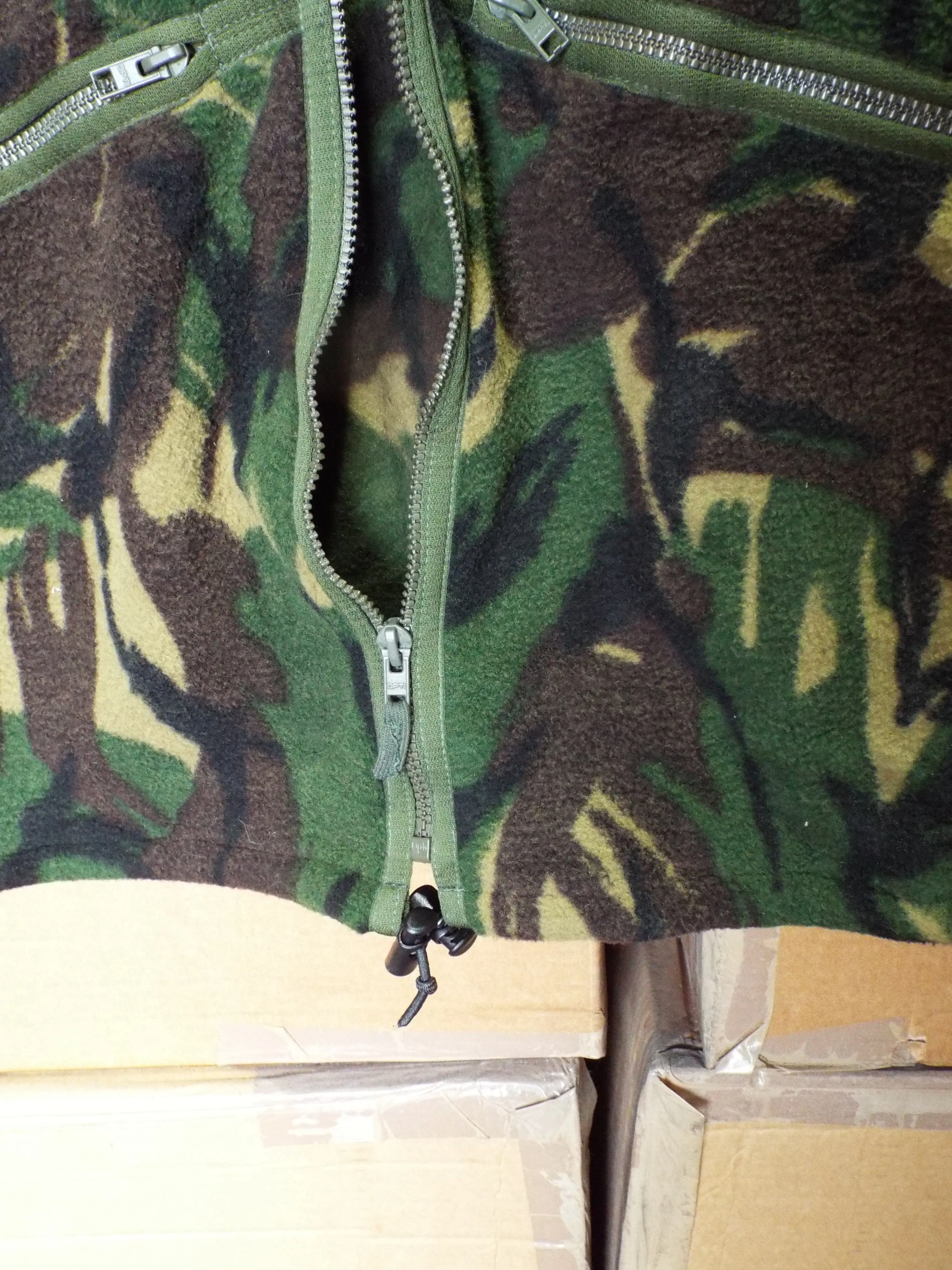 British Woodland DPM Fleece Jacket / thermal liner - Elasticated cuffs and collar (RAR)