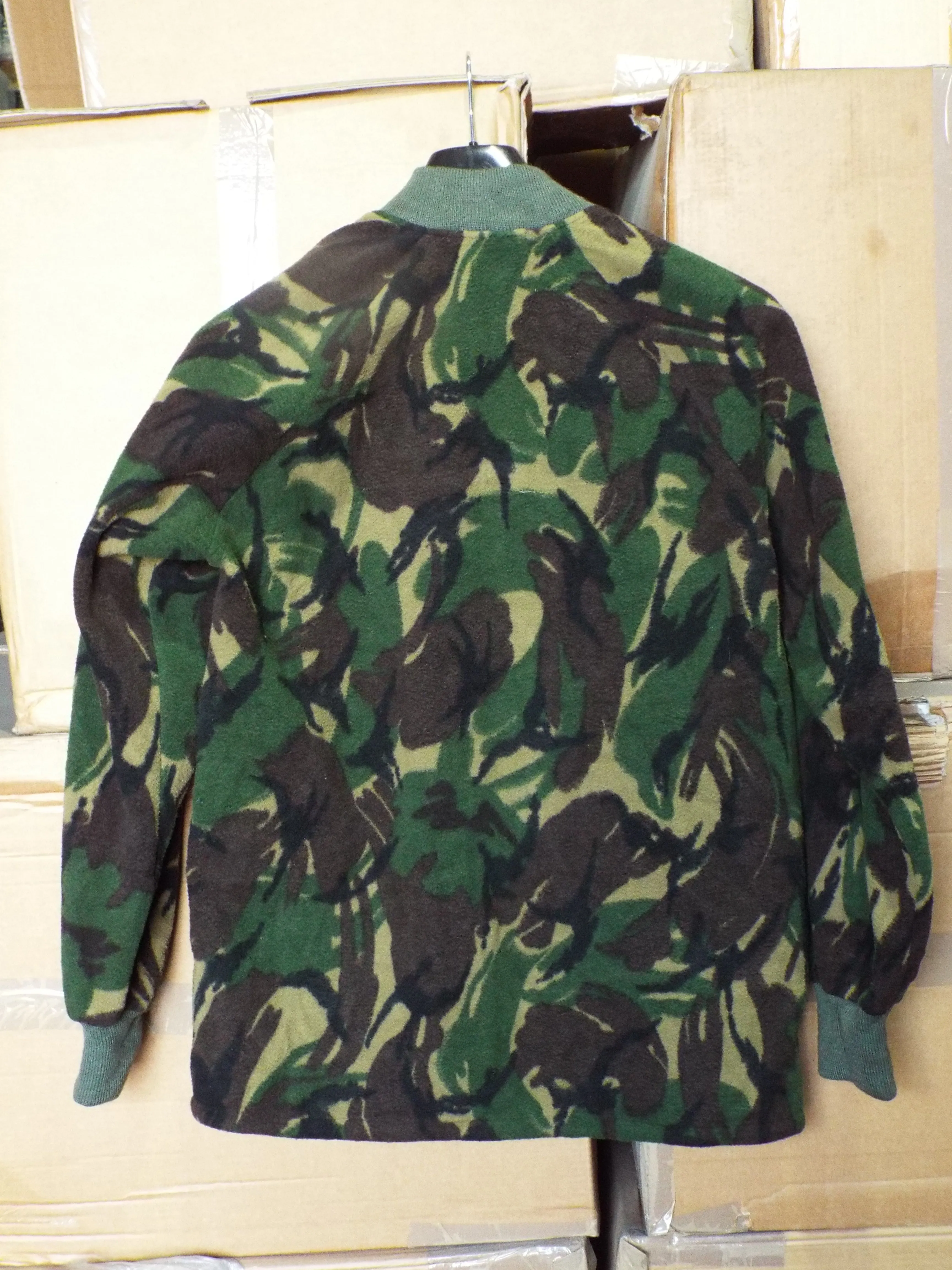 British Woodland DPM Fleece Jacket / thermal liner - Elasticated cuffs and collar (RAR)