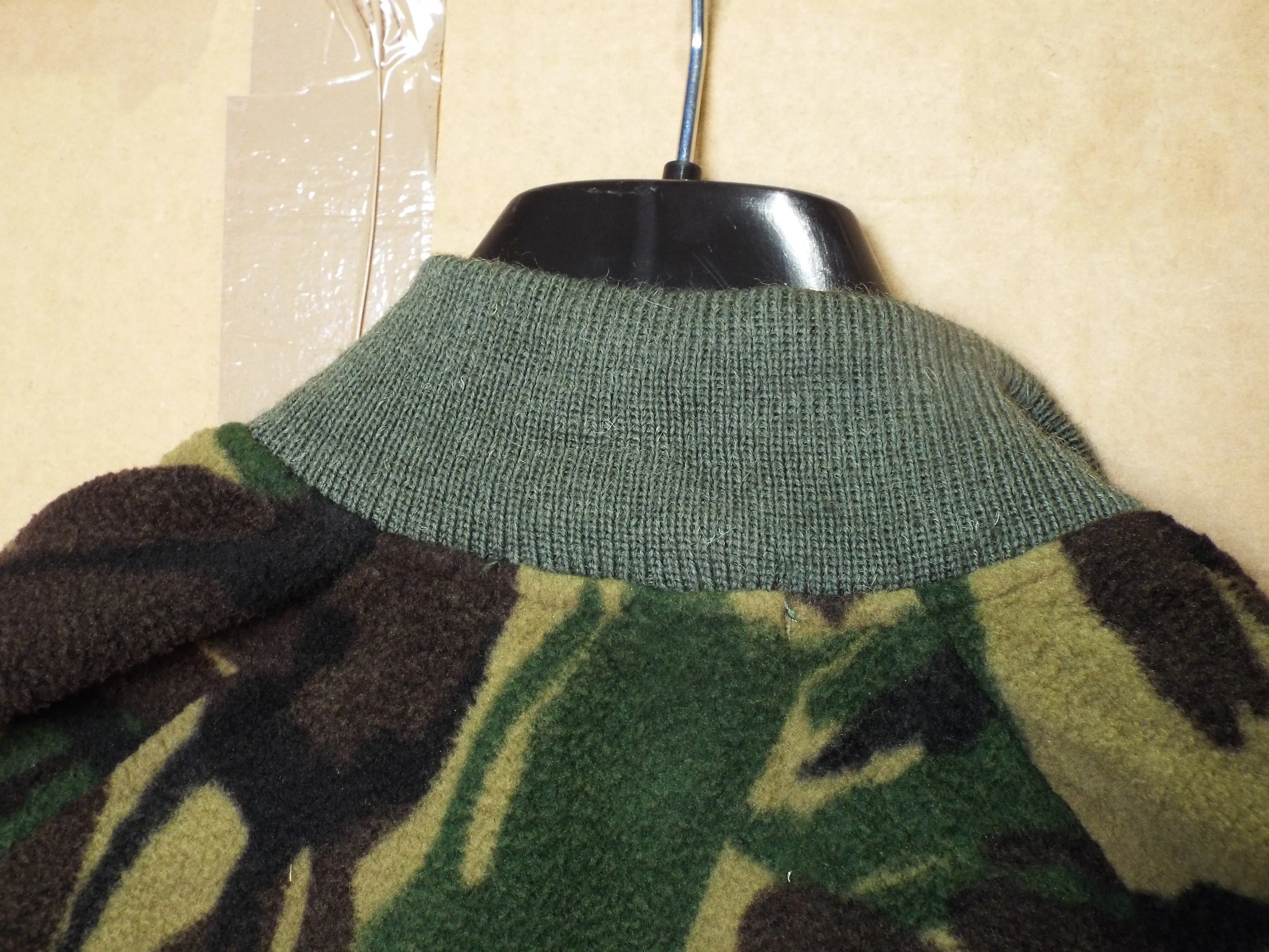 British Woodland DPM Fleece Jacket / thermal liner - Elasticated cuffs and collar (RAR)
