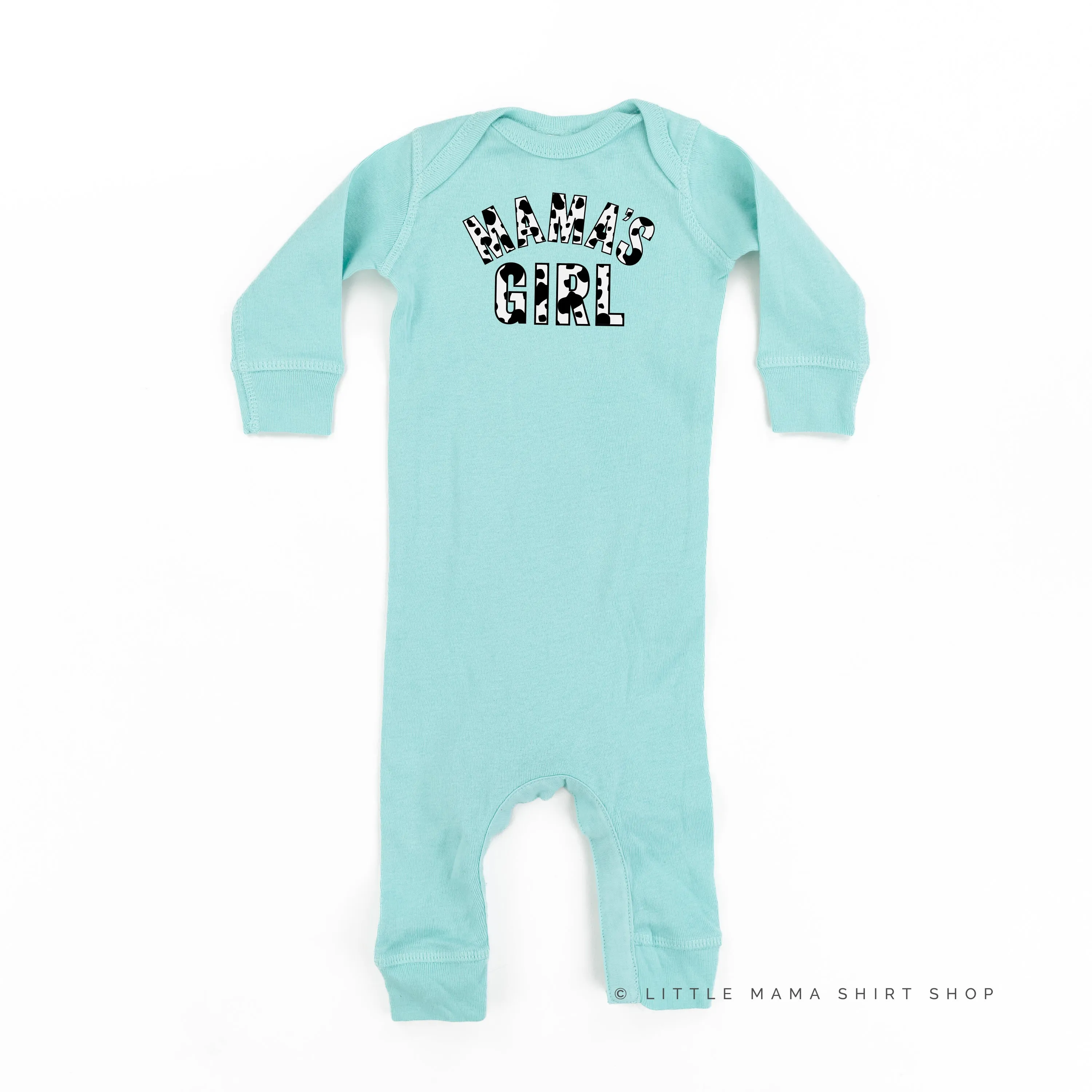 Cow Print - MAMA'S GIRL  - One Piece Baby Sleeper