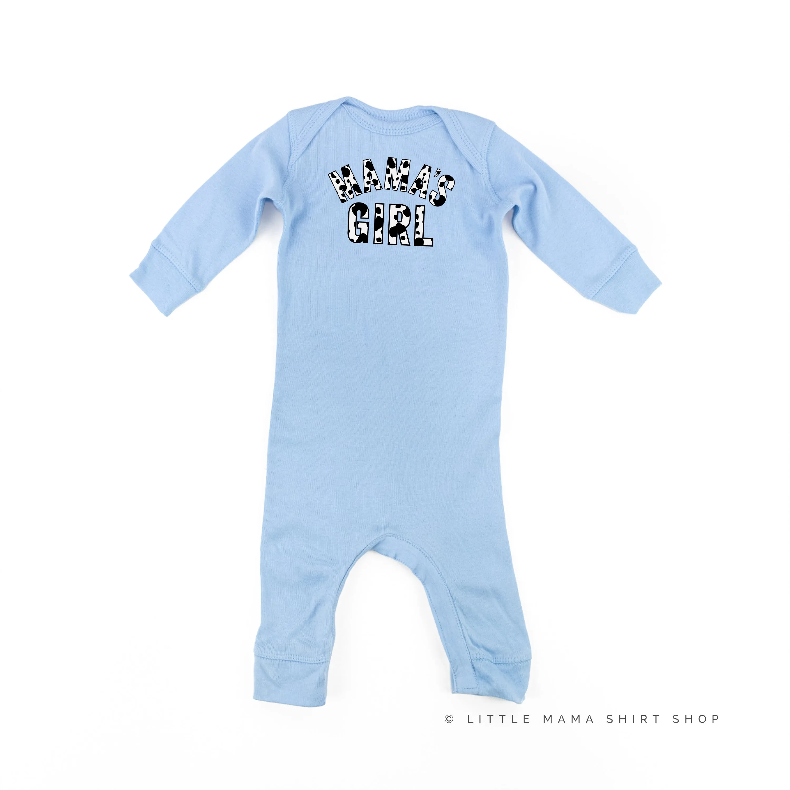 Cow Print - MAMA'S GIRL  - One Piece Baby Sleeper