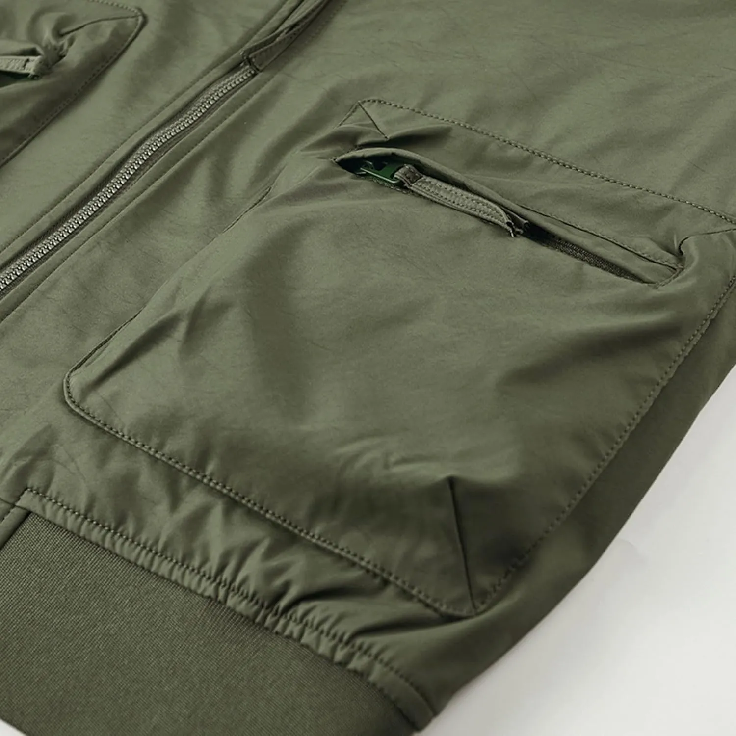 Finelylove Mens Flight Bomber Jacket Waterproof Military Windbreaker Windproof Fall Jackets Outdoor Soft Shell Jacket