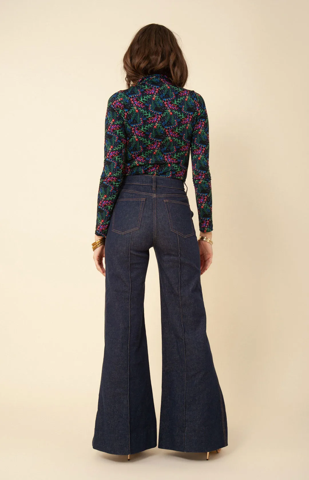 Lilou Jersey Turtleneck Top