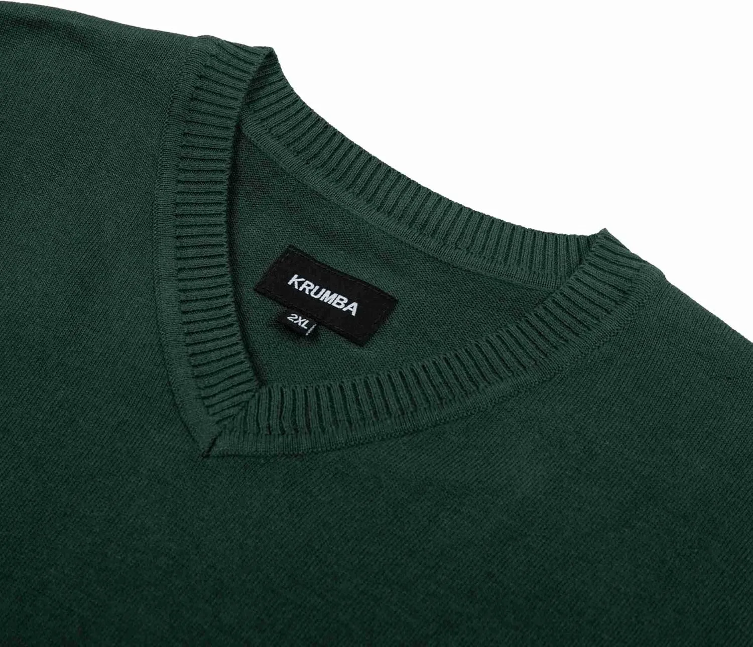 Men Oversized Sweater Vest: Plus Size Big Tall V Neck Cotton Pullover