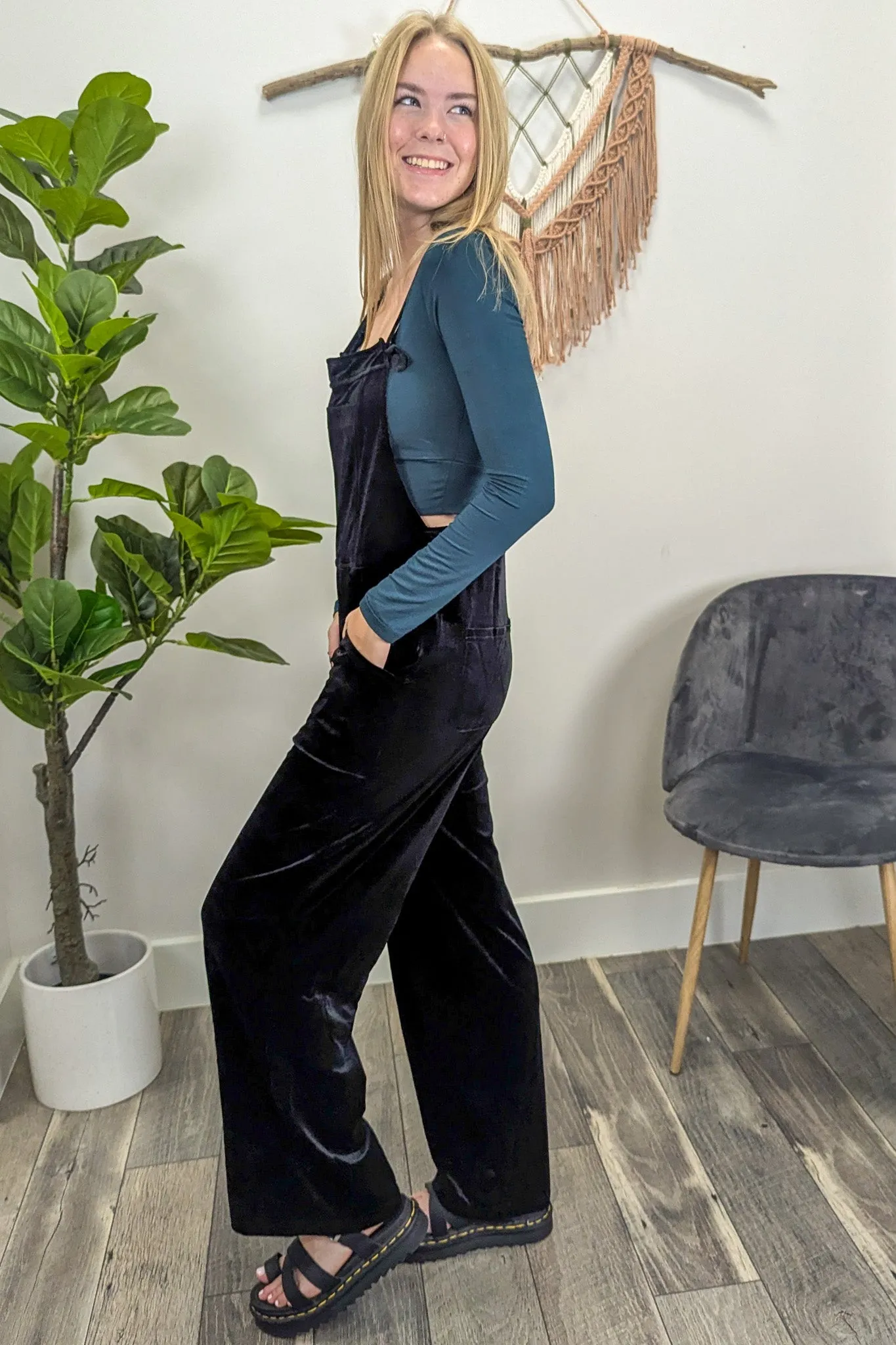 MT Velvet Overalls