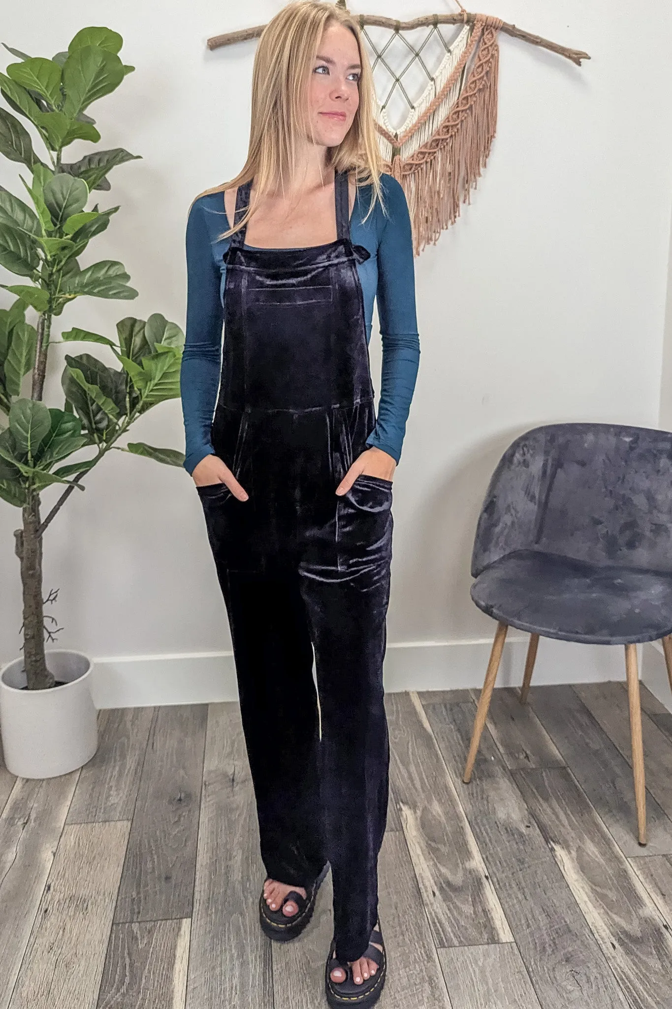 MT Velvet Overalls