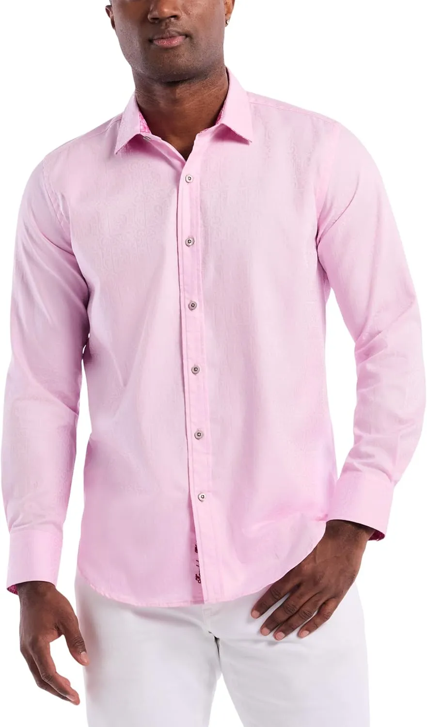 Robert Graham Mens Windsor Long-Sleeve Shirt, Button-Up Shirt for Men