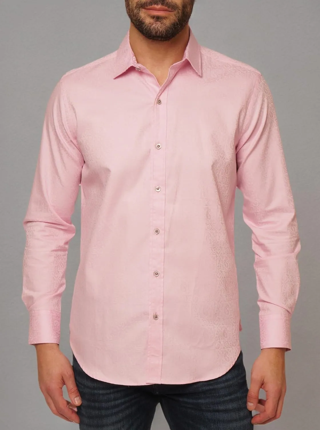 Robert Graham Mens Windsor Long-Sleeve Shirt, Button-Up Shirt for Men