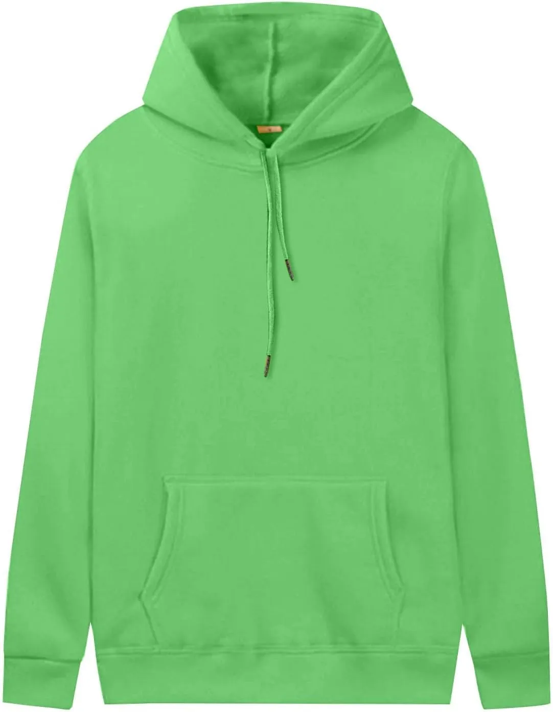 SHAOBGE Women's Casual Pink Cropped Oversized Long Sleeve Solid Hoodie Pullover Sweatshirt