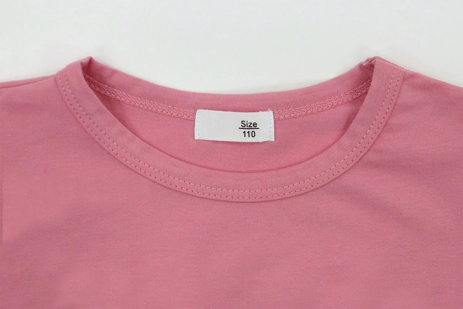 Toddler Girls Ruffle Sleeve T-Shirt Plain Tank Tops Basic Blouse for Girl