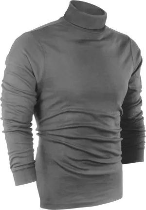 Utopia Wear Men's Turtleneck Slim Fit Lightweight Pullover Top