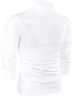 Utopia Wear Men's Turtleneck Slim Fit Lightweight Pullover Top
