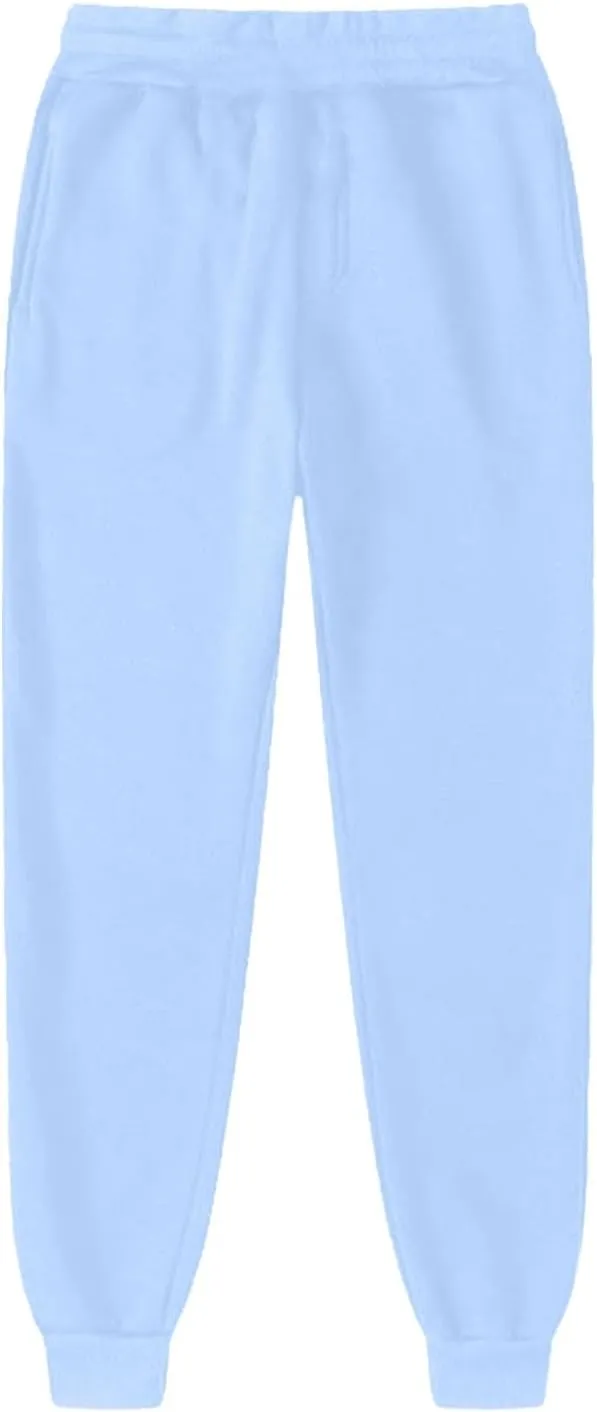 Warm Sherpa Fleece Lined Sweatpants for Women High Waist Joggers Pants Comfy Loose Fit Pants with Pockets